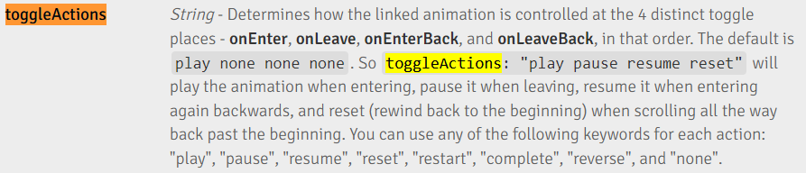 toggleActions